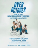 Over October announces biggest headline concert yet at New Frontier Theater