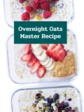 Breakfast Meal Prep: Overnight Oats Master Recipe