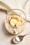 Easy Peanut Butter Overnight Oats with Banana