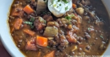 Instant Pot Spicy Moroccan Lamb and Lentil Stew