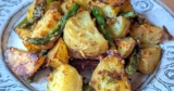 Curry Roasted Potatoes and Asparagus