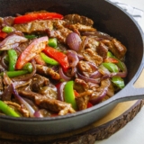 Pepper Steak Recipe (Tender Beef with Onions and Peppers)