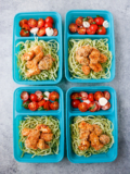 Pesto Pasta with Crispy Chicken