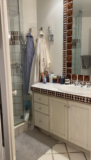 Client Reveal: A Transitional Primary Bathroom That Was Once a Closet