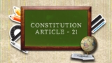 Procedure established by law and due process of law