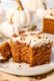 Pumpkin Cake with Cream Cheese Frosting