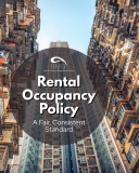 Rental Occupancy Policy: A Fair, Consistent Standard