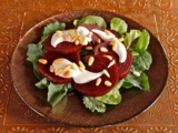 Tahini Beet Salad with Pine Nuts