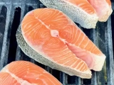 Salmon Steaks – Sear Marks