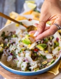 Scallop Ceviche • Fresh, Citrusy and Easy Ceviche Recipe • Two Purple Figs