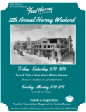 12th Annual Harvey Weekend happening again, Nov 12-15, 2021