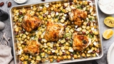 Easy Sheet Pan Greek Chicken and Potatoes