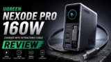 UGREEN Nexode Pro 160W Charger With Retractable Cable Review: Smart Display, 140W USB-C & App Support