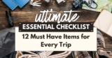 Essential Camping Checklist: My 12 Camping Essentials