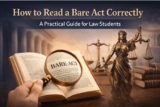 How to Read a Bare Act Correctly