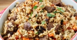 Uzbek Rice with Beef and Carrots (Plov)