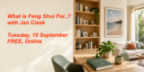 What is Feng Shui For..? on Tuesday 15 September, 18:30, UK time, FREE, Online