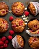 White Chocolate Raspberry Muffins – RecipeTin Eats