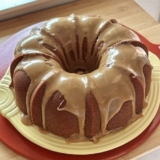 Brown Sugar Pound Cake with frosting –  this is an awesome cake!