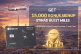 BOBCARD Etihad Guest Premium Credit Card: Up to 15,000 Miles on Signup during September 2026 for INR 50,000 spend