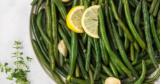 Brasied Green Beans with Garlic and Lemon