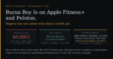 Burna Boy Is On Apple Fitness+ And Peloton