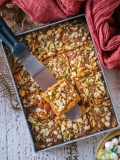 Caramel Coconut Barfi – No Khoya, No Condensed Milk – Nariyal Barfi