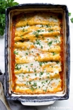 Veggie-Loaded Chicken Enchiladas