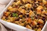 Sausage and Cranberry Stuffing | My Baking Addiction
