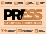 Live Letterpress Stamp Effects — DKNG