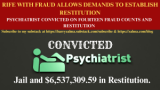 RIFE WITH FRAUD ALLOWS DEMANDS TO ESTABLISH RESTITUTION