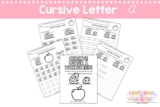 Cursive Letter A Worksheets (Free Printable for Kids)