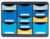 Exacompta Store Box Multi Bee Blue – Assorted Colours – New