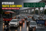 Hyderabad Traffic Slows Down After Rain; Mehdipatnam–Rethibowli Stretch Faces Congestion