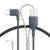 Bouncepad CB-RF-C2A-B USB cable 2 m USB C USB A Black, Grey