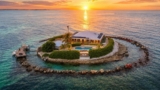 $16 Million Private Island Features Its Own Helipad and Underwater Land