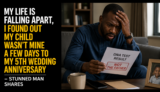 MY LIFE IS FALLING APART, I FOUND OUT MY CHILD WASN’T MINE A FEW DAYS TO MY 5TH WEDDING ANNIVERSARY – STUNNED MAN SHARES