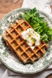 Savory Zucchini Waffles (Gluten-Free, Cheesy)