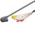 Goobay SCART Connector IN/OUT Male -1 5 m