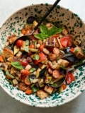 Grilled Vegetable Panzanella with Butter Beans