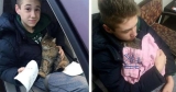 14-Year Old Boy Runs Into Incoming Traffic On Highway To Save Cat That Was Thrown Out Of The Car By Ruthless Previous Owner