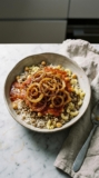 Egyptian Lentils, Rice, and Pasta