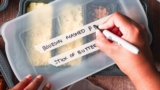 Freezer Meal Prep Organization: Label + Bin System