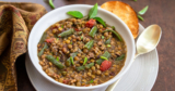 Lentil, Mushroom, and Farro Soup