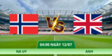 Nhận Định Na Uy – Anh Vào Lúc 04:00 Ngày 12/07 Tứ Kết WC2026