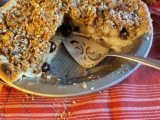 Feeding My Enthusiasms: Peach-Blueberry Crumble Topped Pie
