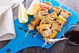 Grilled Peach Pork Kabobs |