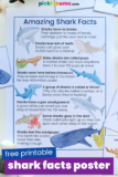 Shark Facts Poster – Free Printable