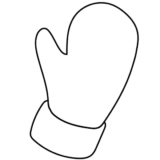 Free Printable Mitten Template | Journey to SAHM