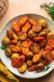 Roasted Potatoes and Carrots (Easy Oven Recipe)